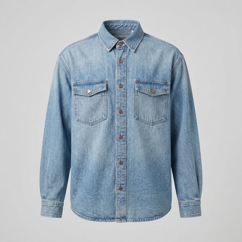 Washed Denim Shirt