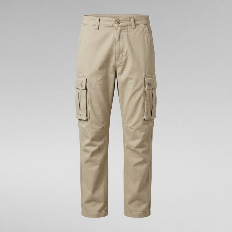 Cargo Trousers — Stone